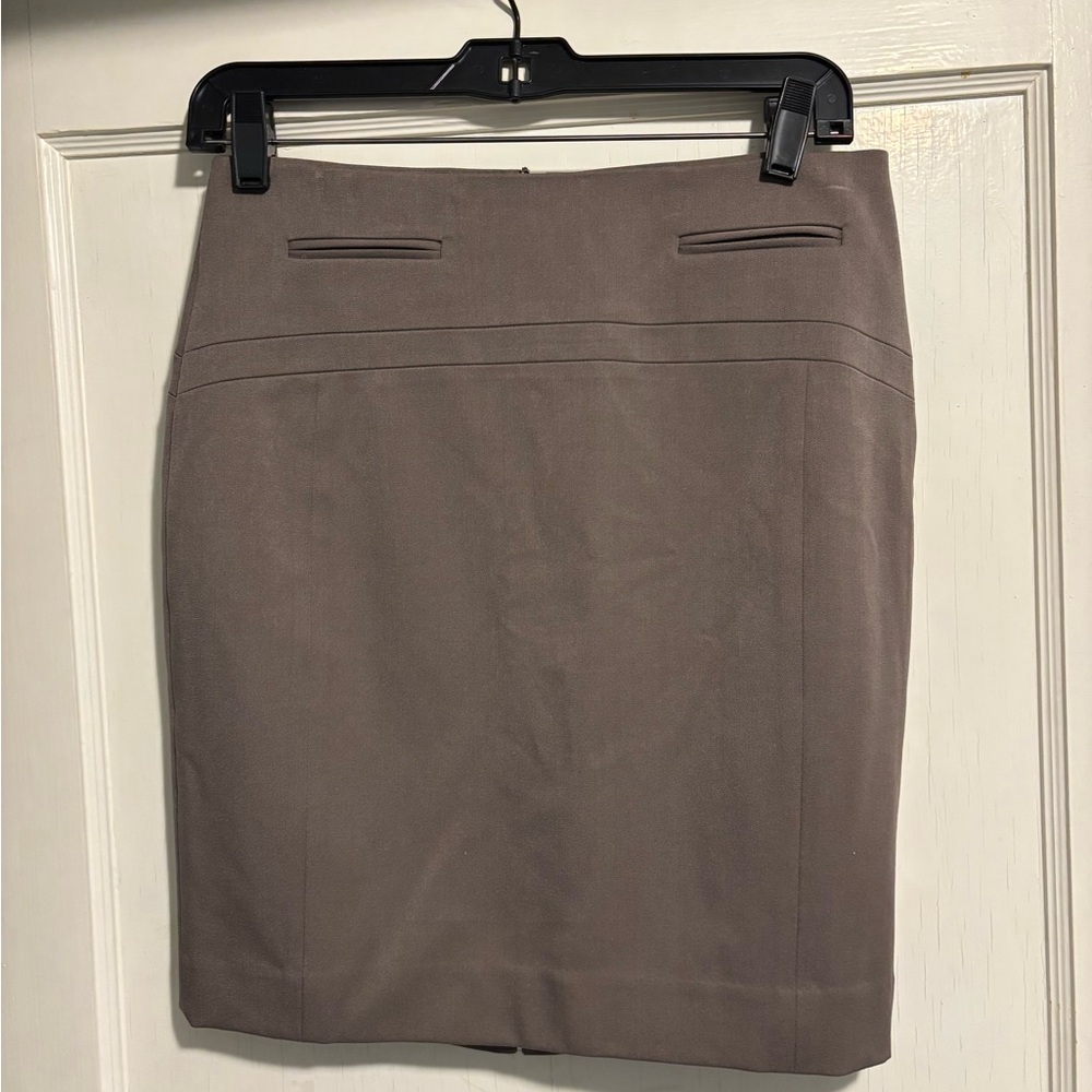 Express Taupe Pencil Skirt